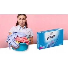 Ароматизовані серветки для білизни, рушників в сушарці Lenor Aprilfrisch Trocknertücher 34 шт - зображення 9