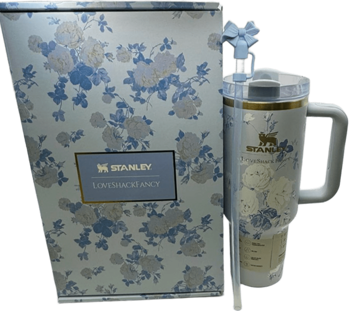 Термос термокружка Stanley Quencher H2.0 Tumbler из нержавеющей стали Everblooming Rosettes 1,18 л KT6007855 - Фото 1 Термос термокружка Stanley Quencher H2.0 Tumbler из нержавеющей стали Everblooming Rosettes 1,18 л KT6007855 - изображение 1