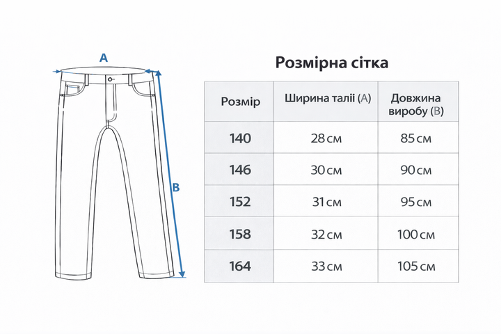 Штани багі для хлопчика чорні 10-14 років (15) 158 - зображення 4