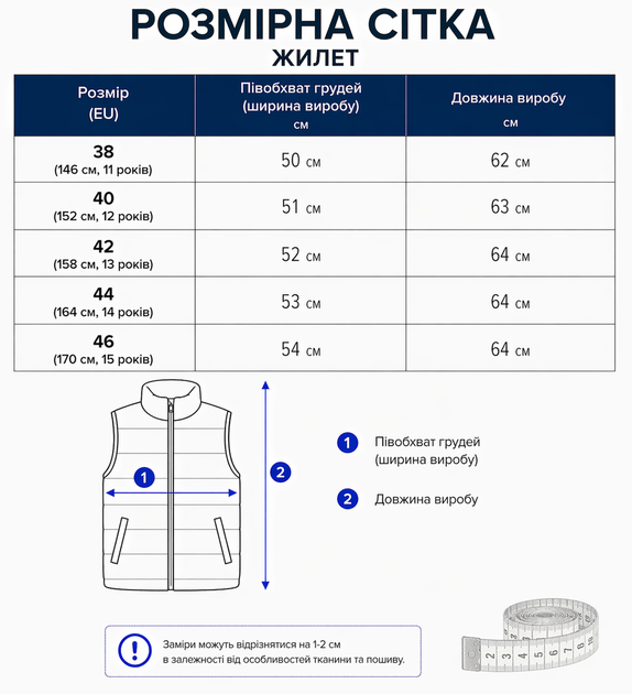 Жилет подростковый стеганый хаки (D02) 164 - Фото 4 Жилет подростковый стеганый хаки (D02) 164 - изображение 4