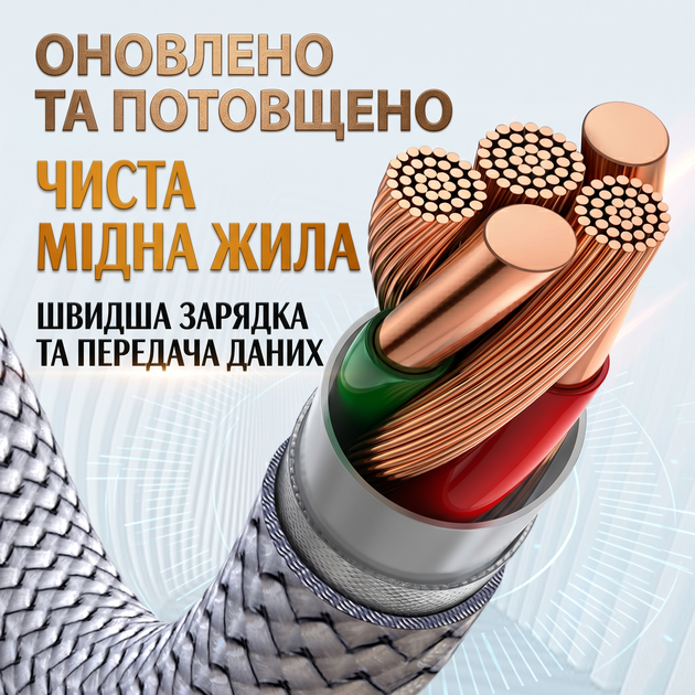 Кабель передачі даних USB-A - Type-C Fast Charging Data Cable ESR 10Gbps, 5 метрів - зображення 3