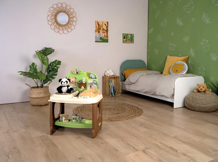 Ігровий набір Smoby Toys Центр для догляду за тваринами з пандою 18 аксесуарів 52х46х67 см (3032163404064) - зображення 7