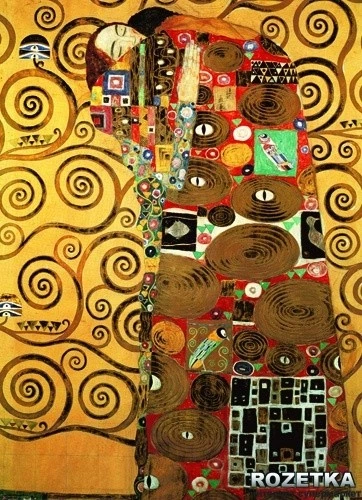 Puzzle EuroGraphics Uścisk Gustava Klimta 1000 elementów (628136699617) - obraz 2