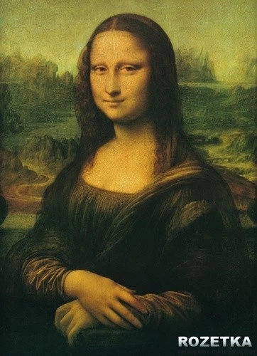 Пазл EuroGraphics Мона Ліза Леонардо да Вінчі 1000 елементів (628136612036) - зображення 2