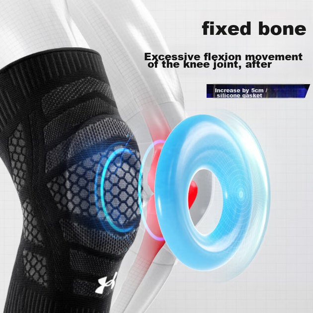 Наколенники Under Armour спортивные, с защитой мениска, 2 шт, размер XL - изображение 6