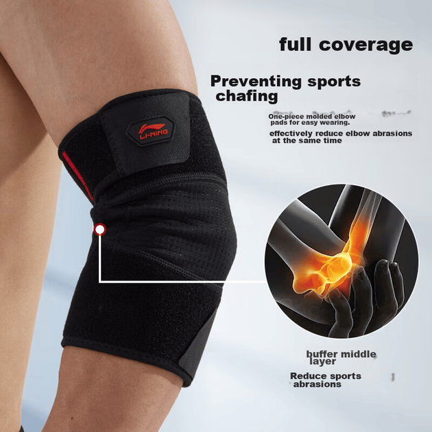 Налокотник Li-Ning, для «теннисного локтя», компрессионный, мужской - изображение 5