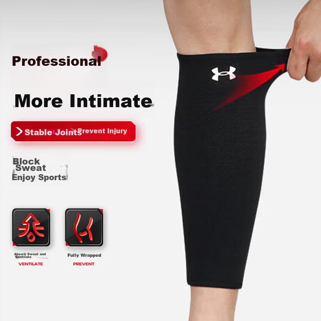 Рукав компресійний для гомілки Under Armour для баскетболу та бігу, розмір L - Фото 5 Рукав компресійний для гомілки Under Armour для баскетболу та бігу, розмір L - зображення 5