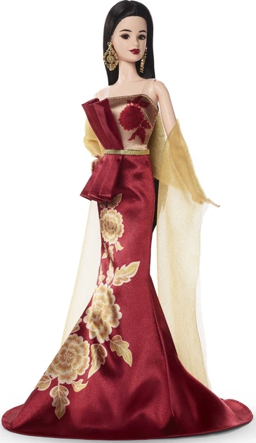 Lalka kolekcjonerska Barbie Księżycowy Nowy Rok JJX83 (194735343584) - obraz 4