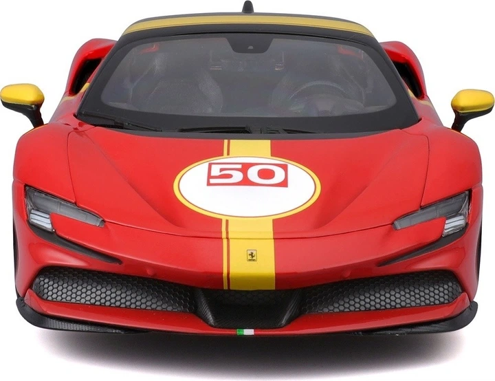 Автомодель Bburago Race and Play Ferrari SF90 Stradale Assetto Fiorano 1:18 18-16021 (4893993160211) - зображення 7