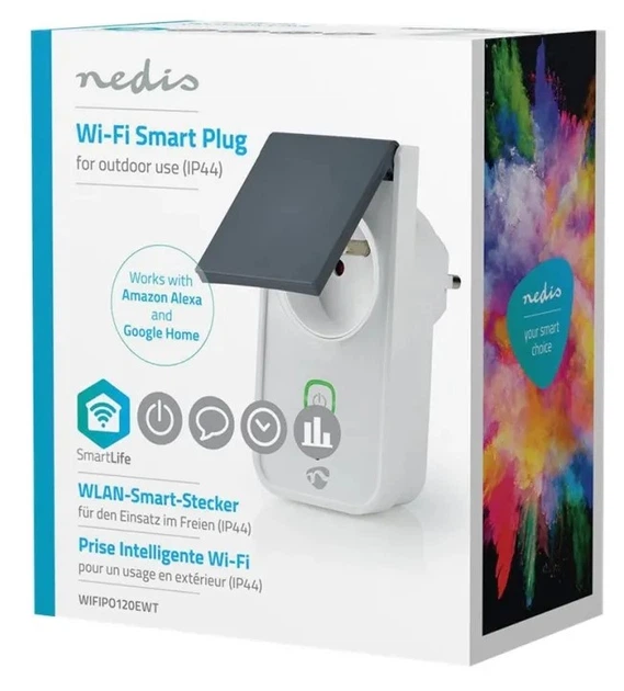 Розумна розетка Nedis Smart Life WIFIPO120EWT Wi-Fi (5412810319893) - зображення 8