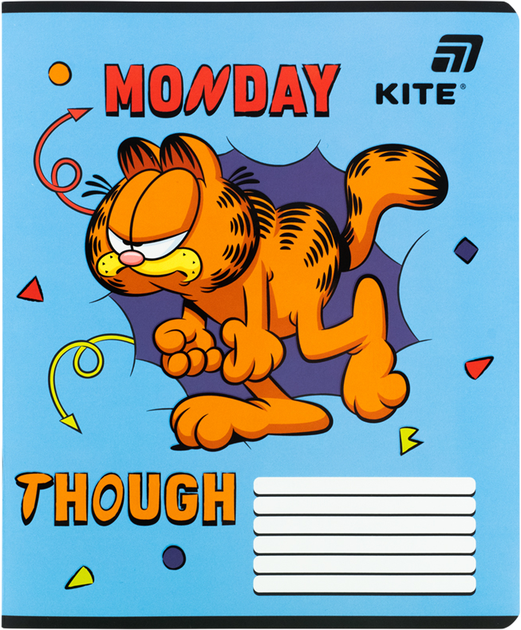 Набор тетрадей Kite Garfield Retro/Classic 12 листов в линию 5 шт (GF26-234/5) - изображение 6