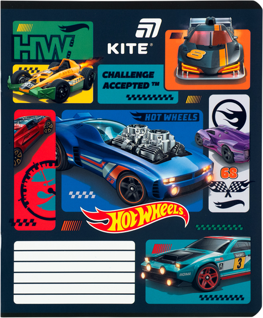 Набор тетрадей Kite Hot Wheels 12 листов в линию 5 шт (HW26-234/5) - Фото 10 Набор тетрадей Kite Hot Wheels 12 листов в линию 5 шт (HW26-234/5) - изображение 10