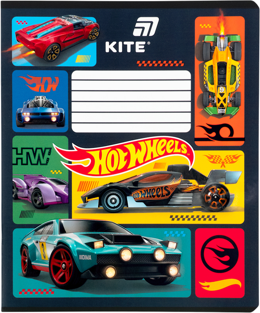 Набор тетрадей Kite Hot Wheels 12 листов в линию 5 шт (HW26-234/5) - Фото 12 Набор тетрадей Kite Hot Wheels 12 листов в линию 5 шт (HW26-234/5) - изображение 12