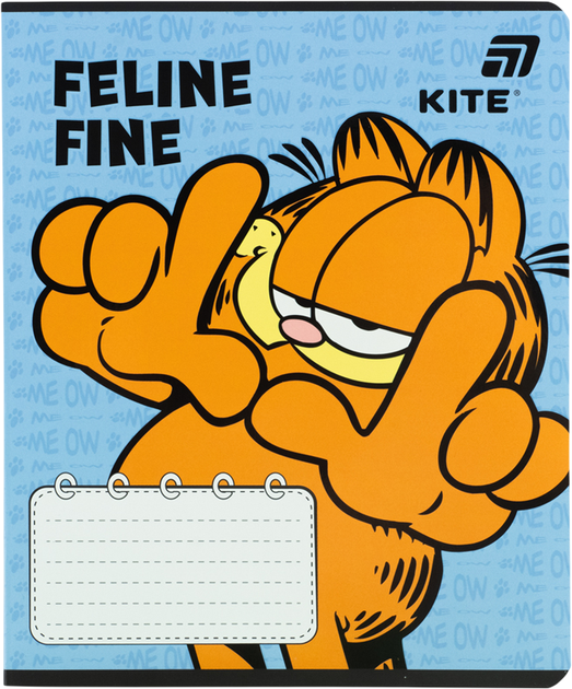 Набір зошитів Kite Garfield Retro/Classic 18 аркушів у лінію 10 шт (GF26-237/10) - зображення 12