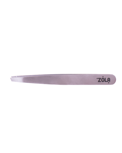 ZOLA Пінцет скошений SILVER - Фото 1 ZOLA Пінцет скошений SILVER - изображение 1