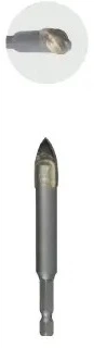 Zestaw wierteł Heller do szkła i płytek Ceramic Master 6-10 mm 5 szt (4010159296281) - obraz 3