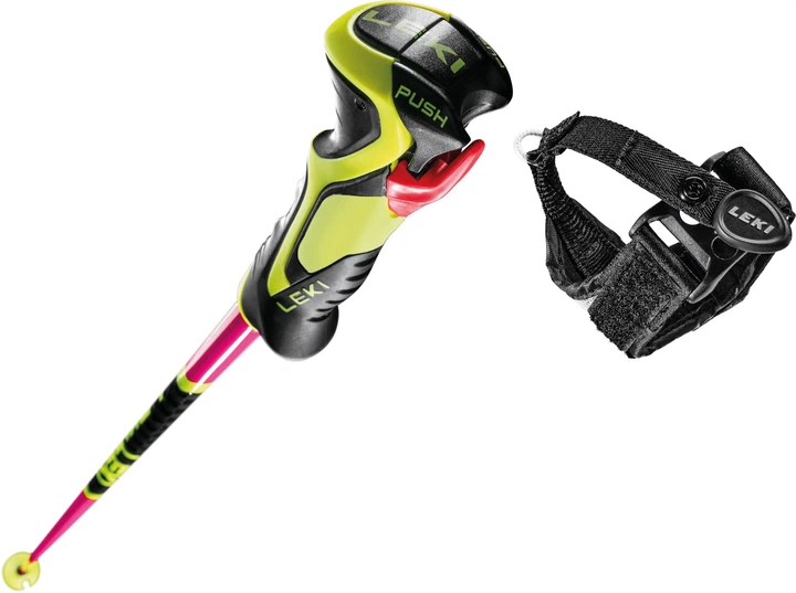 Kije narciarskie damskie/juniorskie LEKI WCR Lite SL 3D 105 cm Różowe (4028173284085) - obraz 4
