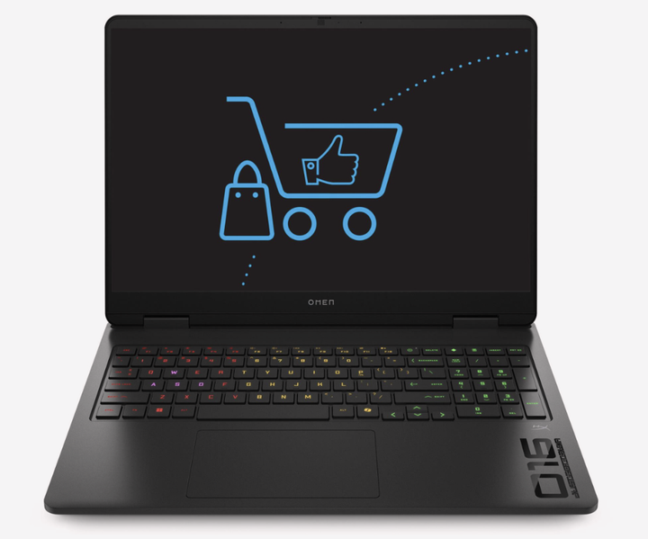 Ноутбук HP OMEN 16 16" WQXGA 240Hz / Intel Core i9-14900HX / RAM 32 ГБ / SSD 2 ТБ / GeForce RTX 5060 8 ГБ / Win 11 Home / Black / (D2YW4EA) - зображення 3