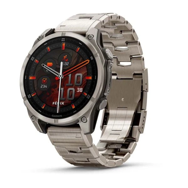 Смарт-годинник Garmin fenix 8 AMOLED (47 мм) Sapphire титан з титановим ремінцем - Фото 2 Смарт-годинник Garmin fenix 8 AMOLED (47 мм) Sapphire титан з титановим ремінцем - изображение 2