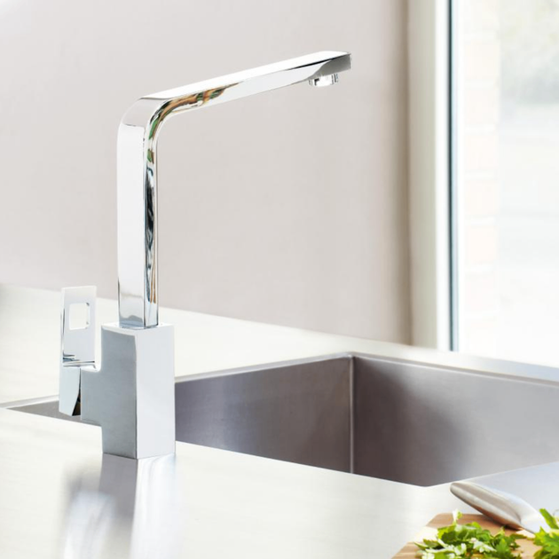 Змішувач для кухні Grohe Eurocube одноважільний, хром (31255000) - зображення 3