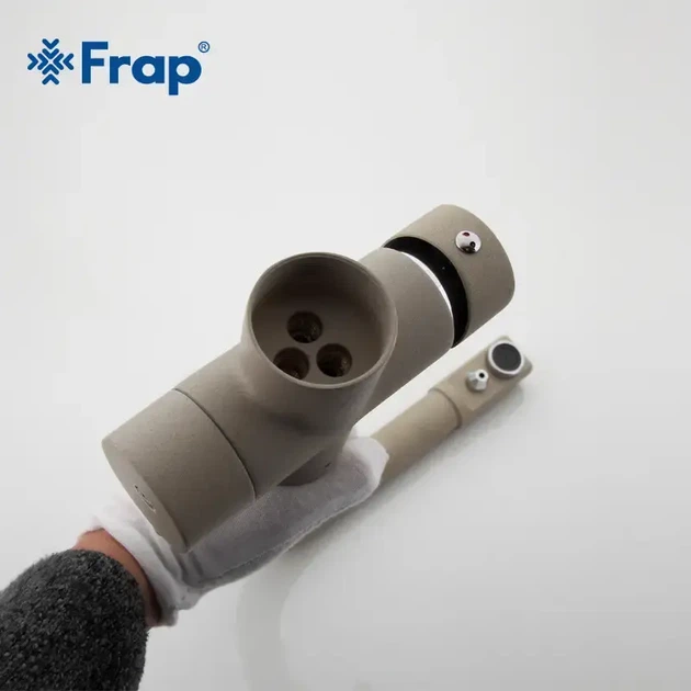 Смеситель для кухни Frap F4352-20 с подключением фильтра, бежевый - изображение 4