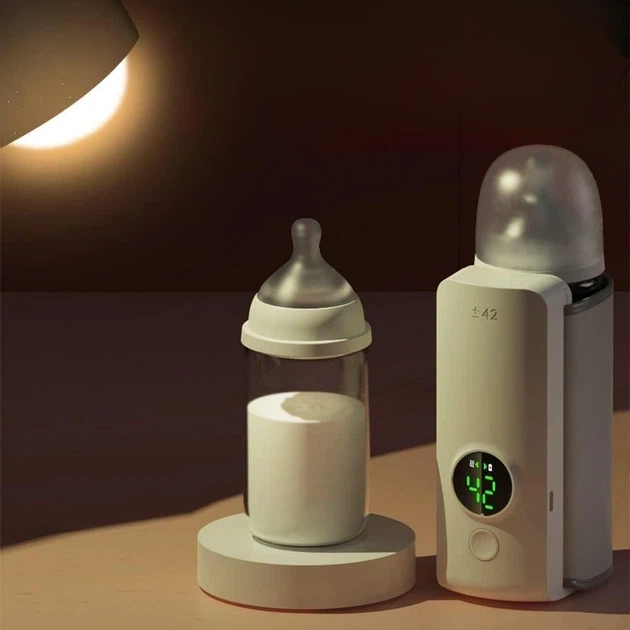 Підігрівач для дитячих пляшечок Milk Shaker портативний, USB, акумулятор 6000 мА/год, 6 режимів, до 55°C - Фото 9 Підігрівач для дитячих пляшечок Milk Shaker портативний, USB, акумулятор 6000 мА/год, 6 режимів, до 55°C - изображение 9