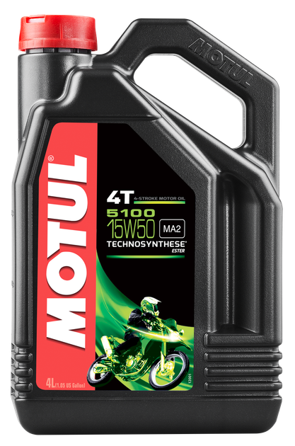 Олива Motul 5100 4T SAE 15W50 4Л - изображение 2