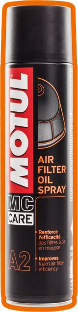 Мастило для повітряних фільтрів Motul A2 Air Filter Oil Spray 400Мл - изображение 2