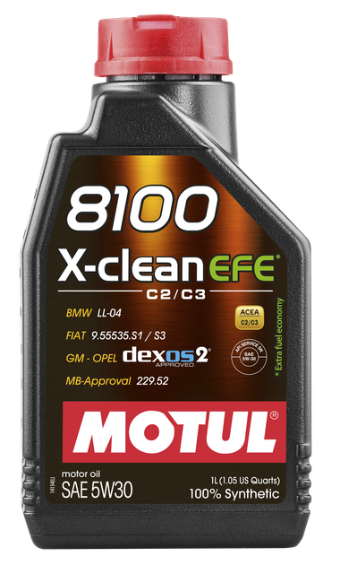 Олива Motul 8100 X-Clean Efe SAE 5W30 1Л - зображення 2