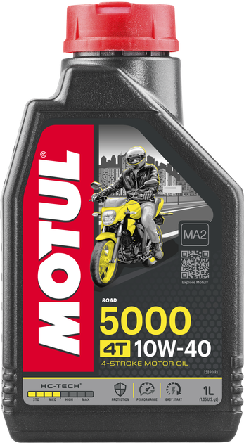 Олива Motul 5000 4T SAE 10W40 1Л - изображение 2