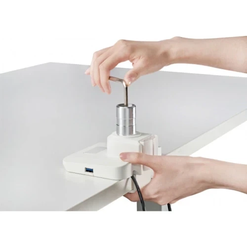 Кронштейн настільний для монітора 17-49" OfficePro MA801W, White - зображення 6