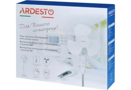 Вентилятор напольный Ardesto FN-R1608RW - изображение 7