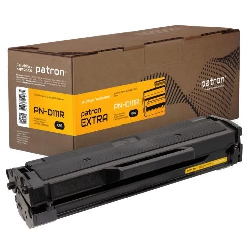 Картридж Samsung MLT-D111S, Black, Patron Extra (PN-D111R) - Фото 1 Картридж Samsung MLT-D111S, Black, Patron Extra (PN-D111R) - изображение 1