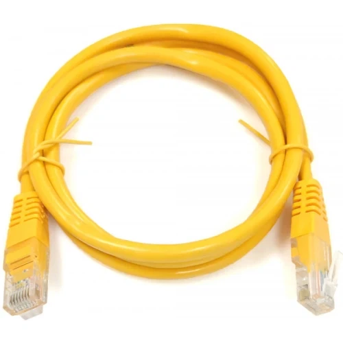 Патч-корд 0.5 м, UTP, Yellow, Kingda, Cat.5e, Cu, PVC (PAUT3050-CU-YL) - Фото 1 Патч-корд 0.5 м, UTP, Yellow, Kingda, Cat.5e, Cu, PVC (PAUT3050-CU-YL) - зображення 1