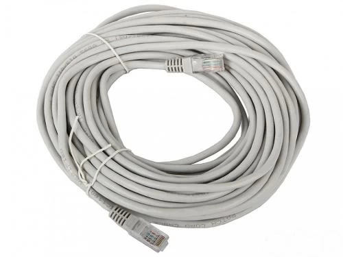 Патч-корд 20 м, UTP, Grey, ATcom, Cat.5e, CCA, PVC (9169) - Фото 1 Патч-корд 20 м, UTP, Grey, ATcom, Cat.5e, CCA, PVC (9169) - зображення 1
