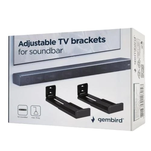 Настенное крепление для звуковой панели Gembird, Black (WM-SB-01) - изображение 7