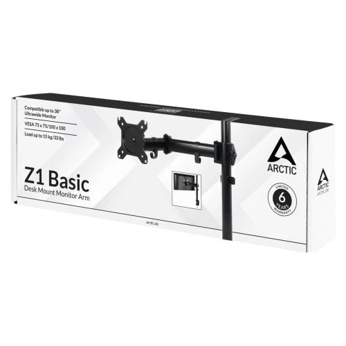 Настільне кріплення для монітора Arctic Z1 Basic, Black (AEMNT00039A) - Фото 4 Настільне кріплення для монітора Arctic Z1 Basic, Black (AEMNT00039A) - зображення 4