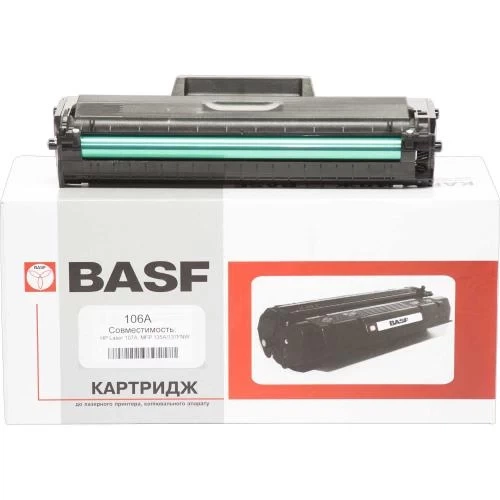 Картридж HP 106A (W1106A), Black, BASF (BASF-KT-W1106A) - Фото 1 Картридж HP 106A (W1106A), Black, BASF (BASF-KT-W1106A) - изображение 1