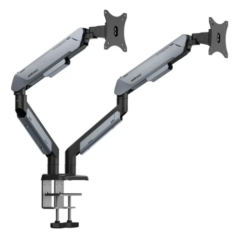 Кронштейн настільний для двох моніторів 17-42" AndaSeat Stealth PRO II Duo, Titanium (AD-W-A9-2S-BT) - зображення 3