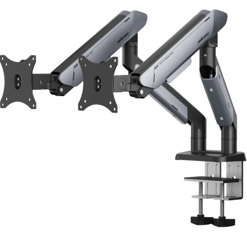 Кронштейн настільний для двох моніторів 17-42" AndaSeat Stealth PRO II Duo, Titanium (AD-W-A9-2S-BT) - зображення 4