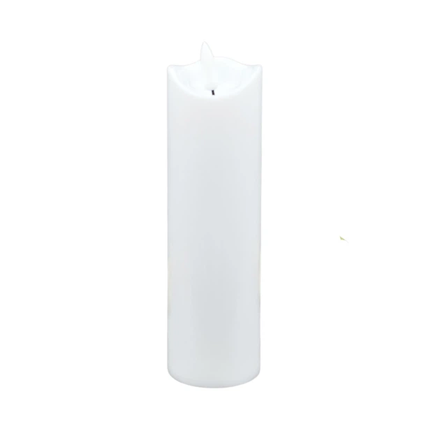 Свеча на батарейках Led Cortina WF003H белая 17см - Фото 1 Свеча на батарейках Led Cortina WF003H белая 17см - изображение 1