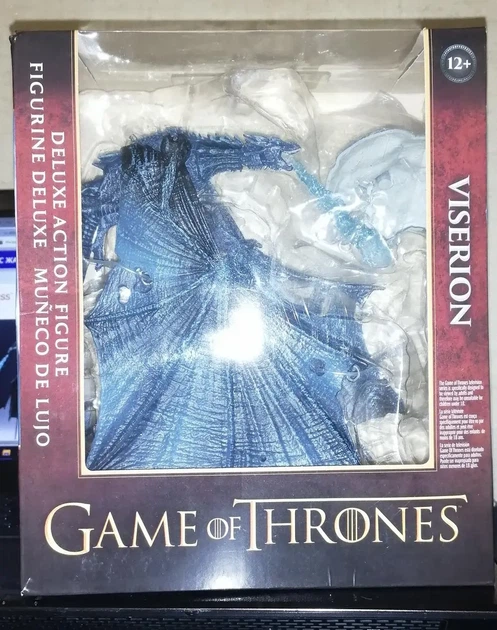 Фігурка Льодяний Дракон Візеріон 19 см — Грав Престолів, Game of Thrones, колекційна статуетка з підставкою в подарунковій коробці - зображення 2