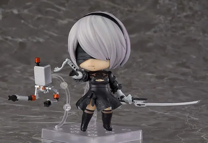 Коллекционная сборная подвижная фигурка из игры NieR:Automata, Нендороид 1475, Nendoroid 2В (10 см) - Фото 7 Коллекционная сборная подвижная фигурка из игры NieR:Automata, Нендороид 1475, Nendoroid 2В (10 см) - изображение 7