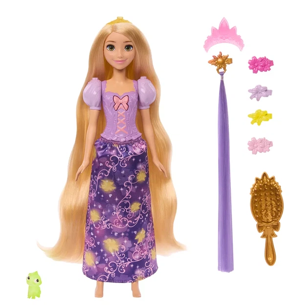 Лялька Disney Princess Чарівне волосся Рапунцель (JHL46) - изображение 3