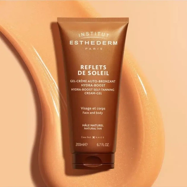 Institut Esthederm (Інститут Естедерм) Reflets de Soleil Self-Tanning Cream-Gel — крем-гель для автозасмаги, 200 мл - Фото 1 Institut Esthederm (Інститут Естедерм) Reflets de Soleil Self-Tanning Cream-Gel — крем-гель для автозасмаги, 200 мл - изображение 1