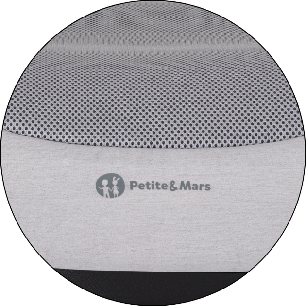 Бустер Petite&Mars Optimus Pro i-Size 125 - 150 см Gentle Grey F196857 (8596202018216) - зображення 8