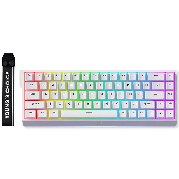 Магнітна ігрова клавіатура MCHOSE Ace 68 HE 8K Hz магнітні свічі RGB Hot-Swap 65% дротова - зображення 2