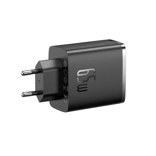 Сетевое зарядное устройство Baseus Cube Pro Fast Charger 2Type-C+USB 65W P10152301113-00 Black - изображение 3