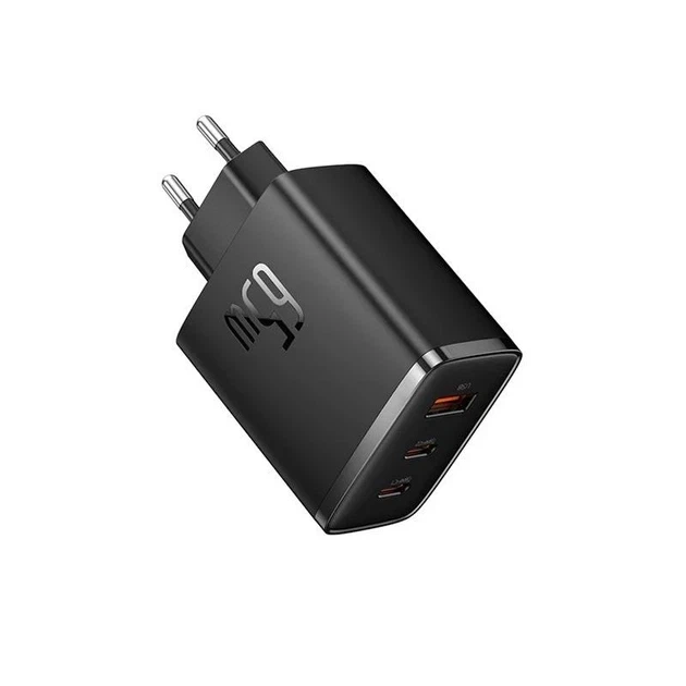 Сетевое зарядное устройство Baseus Cube Pro Fast Charger 2Type-C+USB 65W P10152301113-00 Black - изображение 4