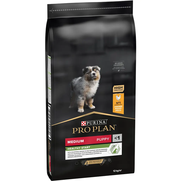Сухий корм для щенят Purina Pro Plan Dog Medium Puppy з високим вмістом курки 12 кг 12375807 - зображення 2